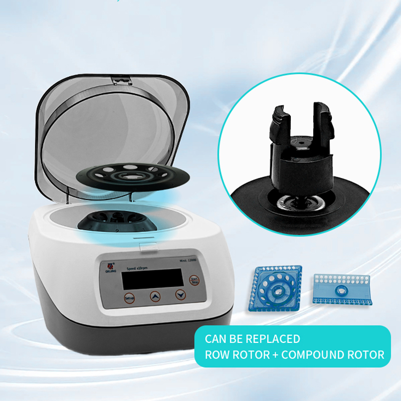 Máy ly tâm mini dòng lốc xoáy Qiijing (C70, C120) Máy ly tâm mini dòng lốc xoáy Qiijing (C70, C120)