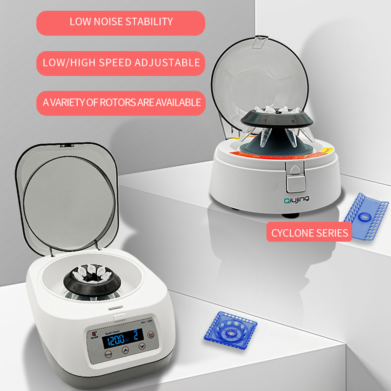 Máy ly tâm mini dòng lốc xoáy Qiijing (W40, W70, W100) Máy ly tâm mini dòng lốc xoáy Qiijing (W40, W70, W100)